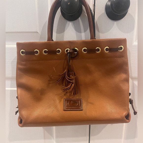 Dooney & Bourke Brown Leather Handbag - Picture 2 of 12